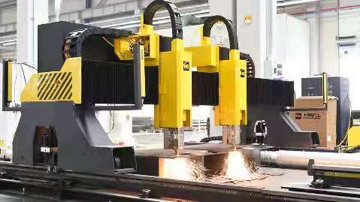 QG刮刮乐双头龙门激光切割机